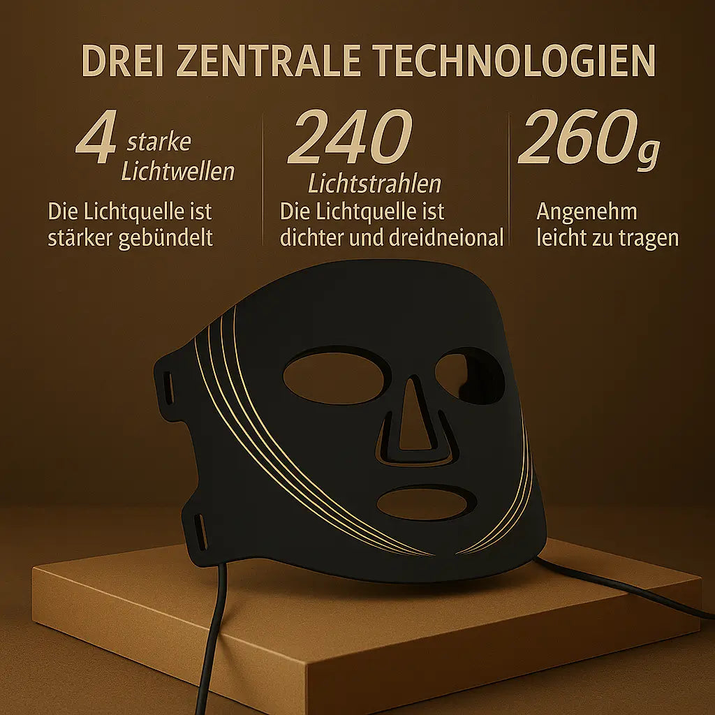 LED Lichttherapie Maske