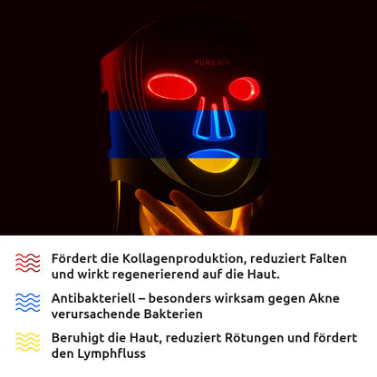 LED Lichttherapie Maske